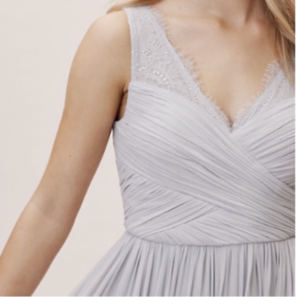 BHLDN Novelle Fleur Bridesmaid Dress FOG
